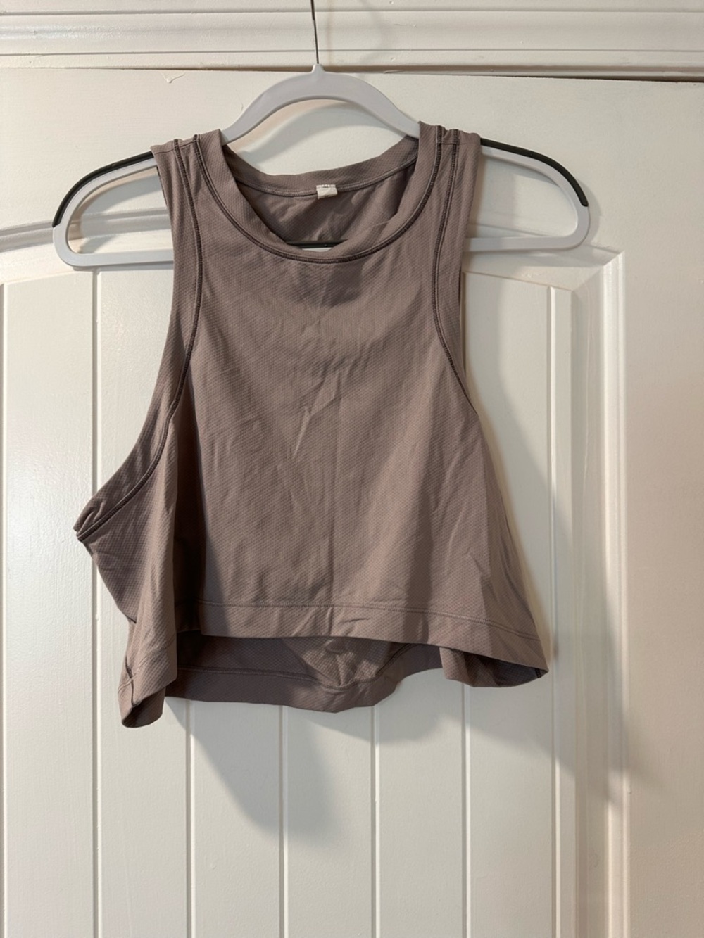 lululemon athletica Cropped Tank Top - Taupe Mauve